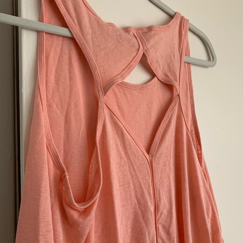 Athleta Coral Tank with Open Back Detailing